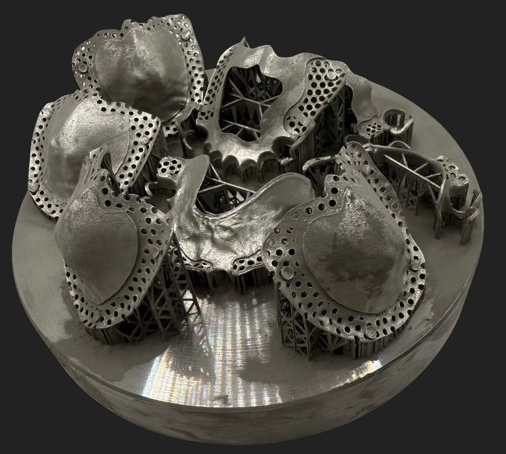 コバルトクロム3D金属積層造形 パーシャルフレーム